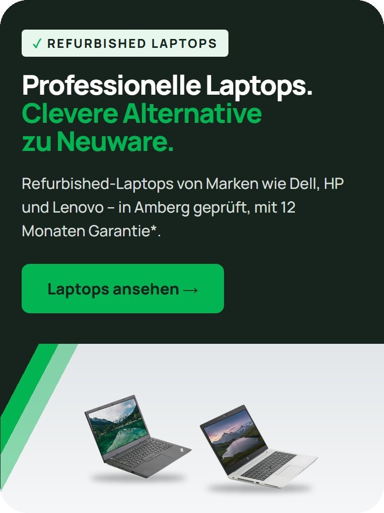 Refurbished Laptops: Professionelle Laptops. Clever sparen.