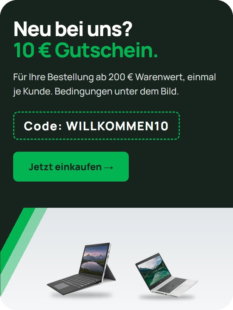 Neu bei uns? 10 Euro Gutschein mit Code WILLKOMMEN10 ab 200 Euro Warenwert