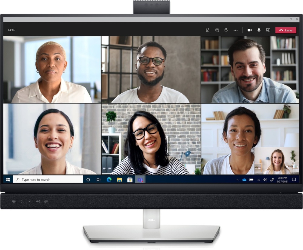 Dell C2722DE 27-Zoll Conferencing Monitor IPS WQHD 2560x1440 DP USB-C LAN 6ms Lautsprecher Displaykratzer - Gebraucht