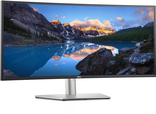 Dell UltraSharp U3421WE 34,14-Zoll Curved Monitor 3440x1440 21:9 IPS 5ms DP HDMI USB-C LAN Lautsprecher schwarz Sehr gut - Refurbished
