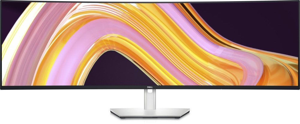 Dell UltraSharp U4924DW 49-Zoll Curved Monitor 5120x1440 32:9 IPS DP USB-C LAN Lautsprecher 5ms silber