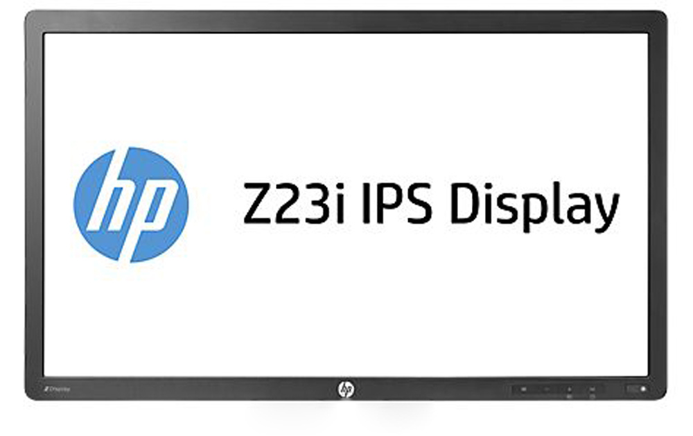 HP Z23i 23-Zoll Monitor IPS FHD 1920x1080 DP DVI VGA USB 8ms schwarz ohne Fuß