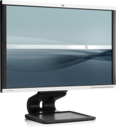 HP Compaq LA2405wg 24" Monitor WUXGA 1920x1200 DisplayPort DVI VGA USB 5ms silver Good - Refurbished