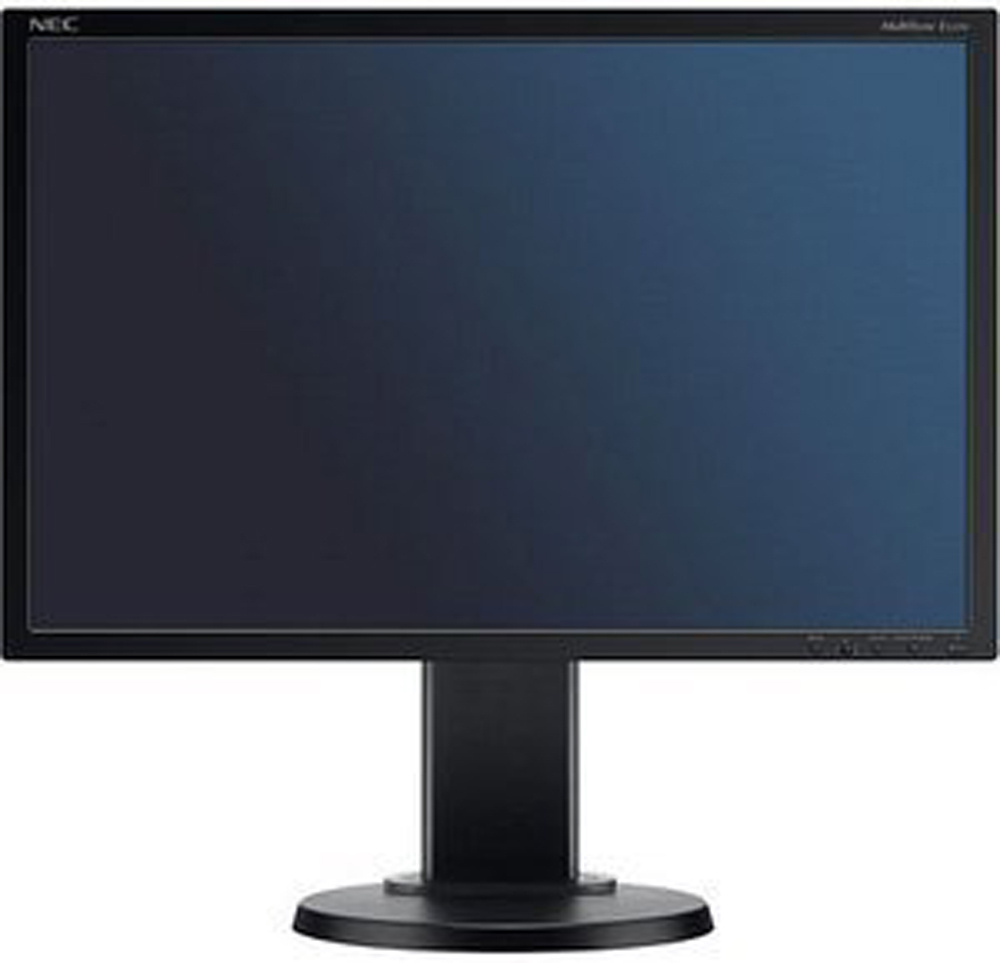 NEC E222W-BK 22" Monitor TN WSXGA+ 1680x1050 DVI VGA 5ms black Good - Refurbished