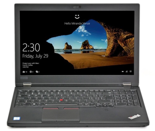 Lenovo ThinkPad P52 15,6" Notebook i7-8750H 16GB 512GB SSD FHD P1000 GER Backlight FP LTE WCAM WIN10 Good - Refurbished