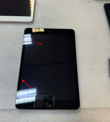 Apple iPad mini 3 7,9 Zoll Tablet 128GB Wifi + Cellular 4G spacegrau schwarz Displaykratzer - Gebraucht