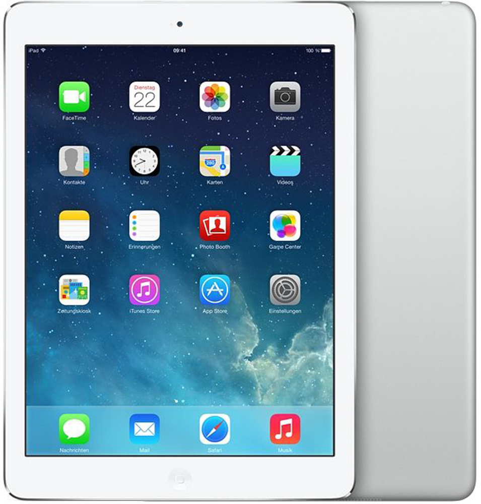 Apple iPad Air 1 9,7 Zoll Tablet 16GB WiFi Weiß Silber