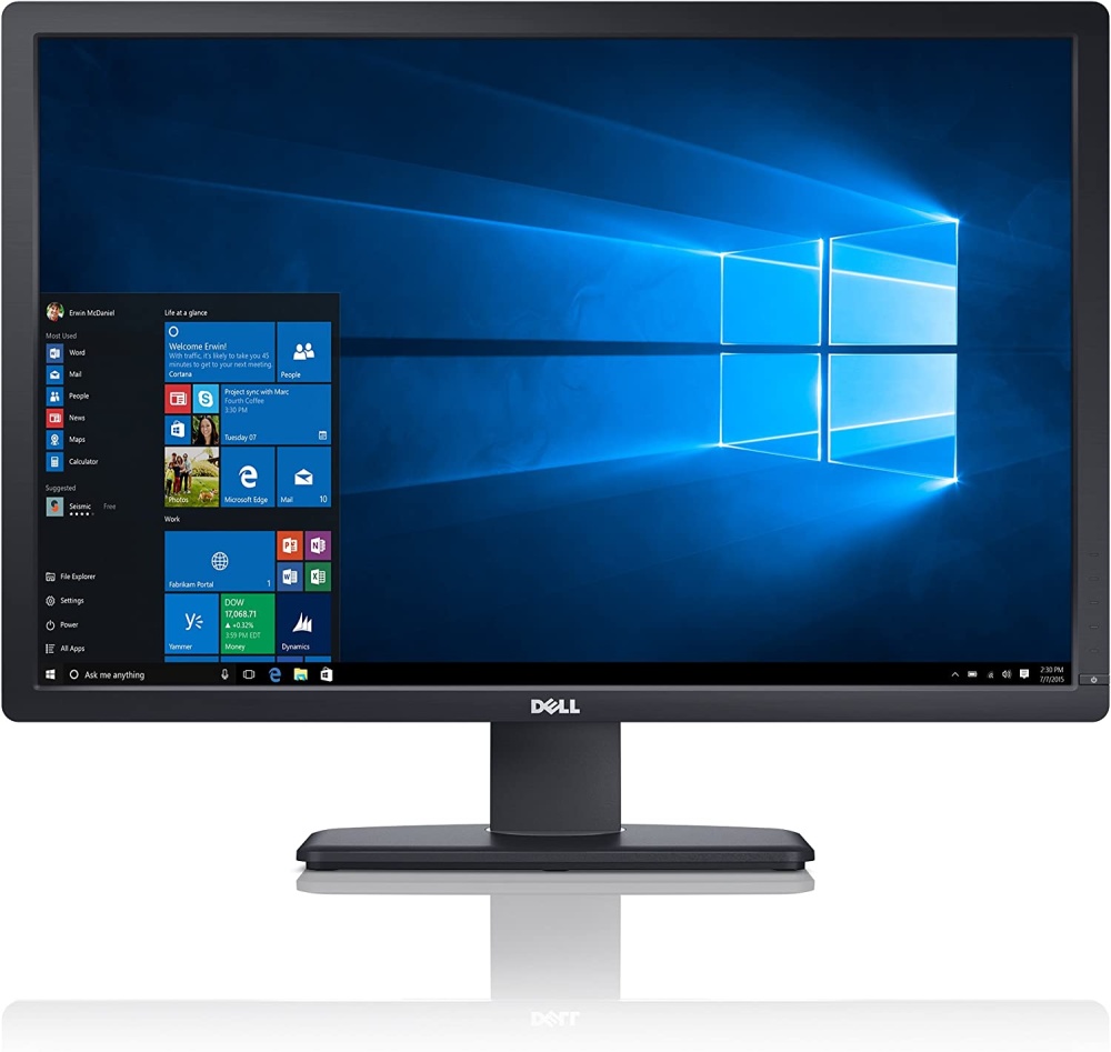 Dell UltraSharp U3014t 30-Zoll Monitor WQXGA 2560x1600 IPS 6ms DP MiniDP HDMI USB schwarz mit Fuß Gut - Refurbished