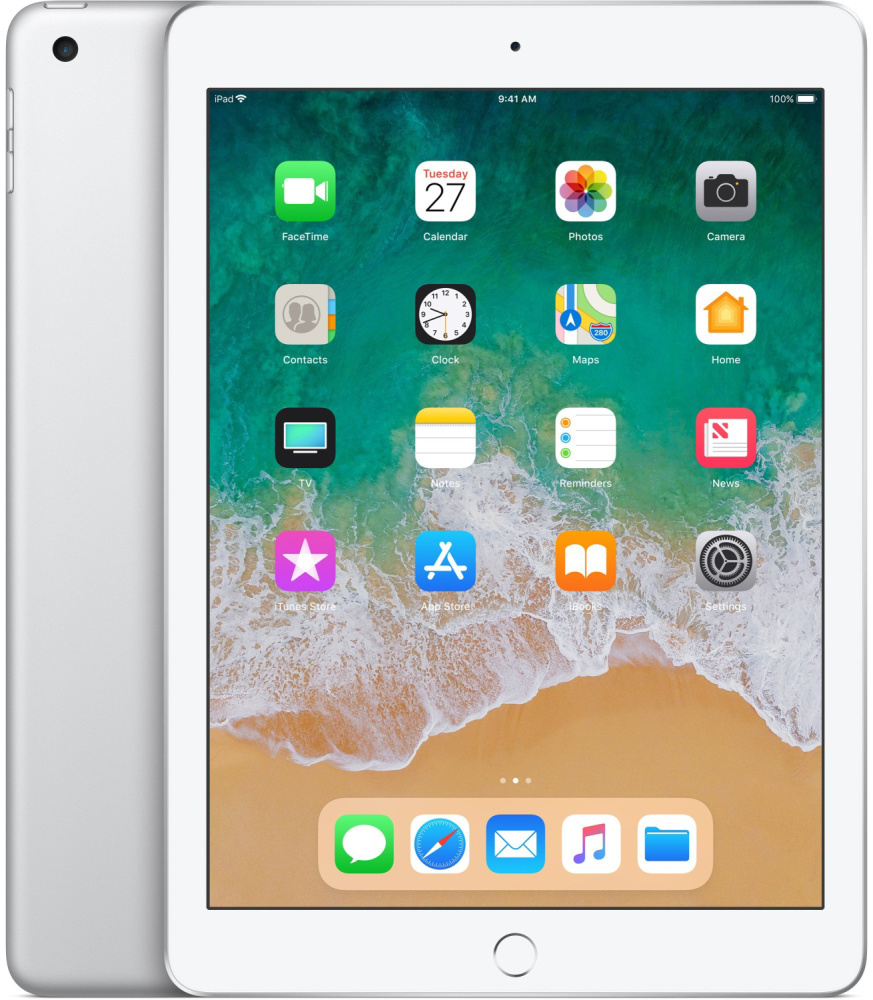 Apple iPad 6 9,7 Zoll Tablet 128 GB WLAN silber weiß Sehr gut - Refurbished