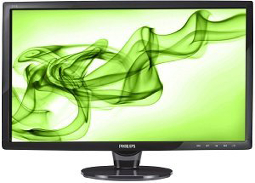 Philips E-line 241E1SB 23,6" Monitor TN FHD 1920x1080 VGA DVI 5ms black Good - Refurbished