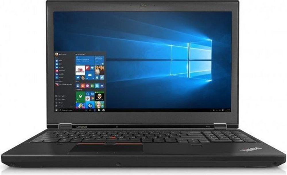 Lenovo ThinkPad P50 15,6 Zoll Notebook i7-6820HQ 16GB 256GB SSD 4K Quadro M2000M DE Backlight FP WCAM WIN10 Stärkere Gebrauchsspuren - Gebraucht