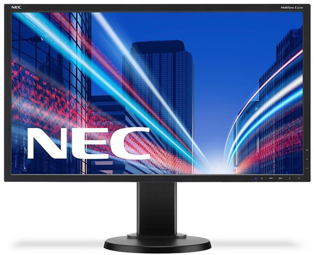 NEC MultiSync E223W-BK - 22-Zoll WSXGA+ Monitor schwarz Refurbished