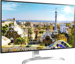 LG 32UD99-W 31.5" Monitor IPS 4K 3840x2160 DP HDMI USB-C Speaker 5ms white Good - Refurbished
