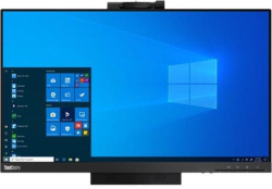 Lenovo ThinkCentre Tiny-in-One 24 Gen 4 23.8-inch Multi-Touch Monitor IPS FHD 1920x1080 DP USB Speaker Webcam 4ms black without stand Display scratches - Used