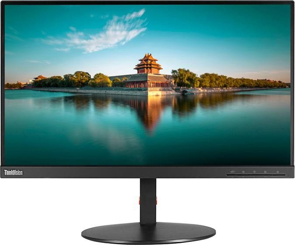 Lenovo ThinkVision T23i-10 23-inch Monitor IPS FHD 1920x1080 DP HDMI VGA USB 6ms black Good - Refurbished
