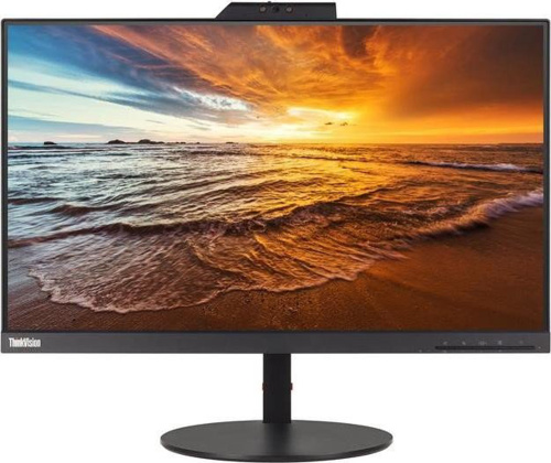 Lenovo ThinkVision T24V-10 - Refurbished 23,8-Zoll Monitor FHD mit Webcam  Displaykratzer - Gebraucht (mit Standfuß)