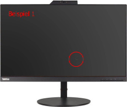 Lenovo ThinkVision T24V-10 - Refurbished 23,8-Zoll Monitor FHD mit Webcam  Displaykratzer - Gebraucht (mit Standfuß)