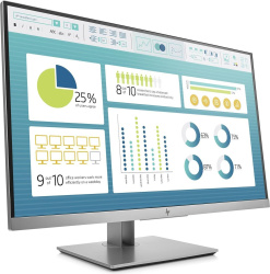 HP EliteDisplay E273 27-inch Monitor - Refurbished silver
