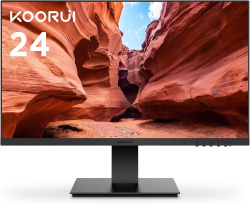 Koorui 24N1 23,8-Zoll Monitor VA FHD 1920x1080 HDMI VGA 5ms schwarz Hervorragend - Refurbished