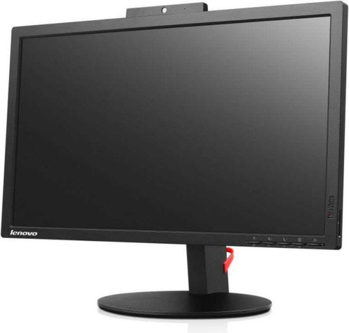 Lenovo ThinkVision T2224z 21,5-Zoll Monitor IPS FHD 1920x1080 DP VGA HDMI USB Webcam Lautsprecher 7ms schwarz