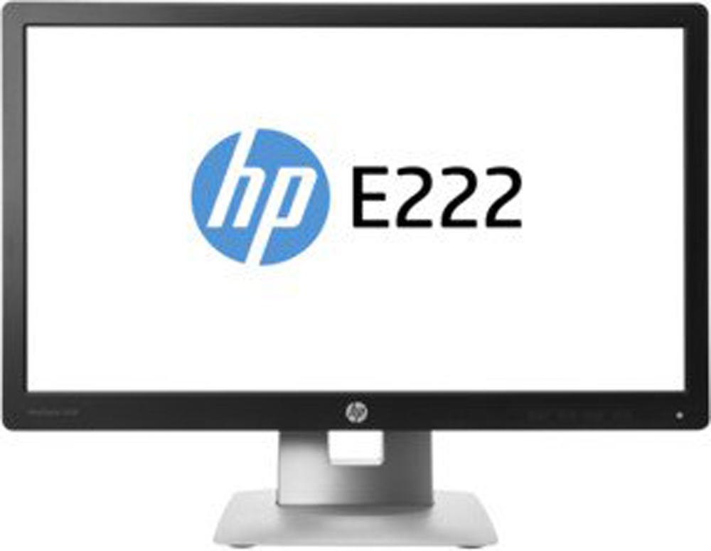 HP EliteDisplay E222 21.5-inch Monitor IPS FHD 1920x1080 DP HDMI VGA USB 7ms black