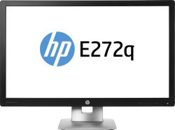 HP EliteDisplay E272q 27-inch Monitor IPS WQHD 2560x1440 DP HDMI VGA USB 7ms black Good - Refurbished