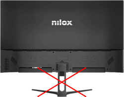 NILOX NXM27FHD01 27-inch monitor TN FHD 1920x1080 HDMI VGA 75Hz black without stand Excellent - Refurbished