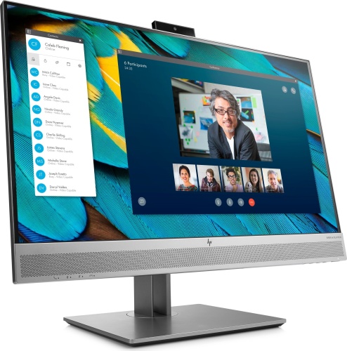 HP EliteDisplay E243m 23.8-inch Monitor with Webcam Silver - Refurbished