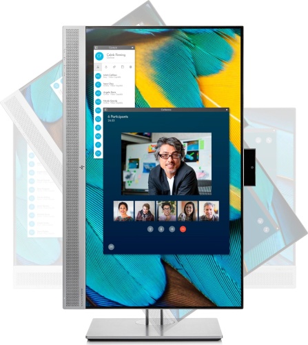 HP EliteDisplay E243m 23.8-inch Monitor with Webcam Silver - Refurbished