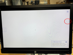 HP EliteDisplay E242 24 inch Monitor IPS WUXGA 1920x1200 DP HDMI VGA USB 7ms black Display spot - Used