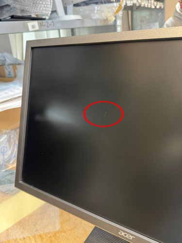 Acer Business B6 B246HLymdpr 24 Zoll Monitor TN FHD 1920x1080 DP VGA DVI Lautsprecher 5ms schwarz Displaykratzer - Gebraucht