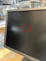 Acer Business B6 B246HLymdpr 24 Zoll Monitor TN FHD 1920x1080 DP VGA DVI Lautsprecher 5ms schwarz Displaykratzer - Gebraucht