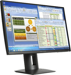 HP Z27n 27-inch Monitor IPS WQHD 2560x1440 DP Mini-DP HDMI VGA USB 14ms black Good - Refurbished