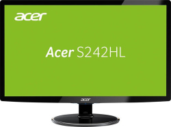 Acer S2 S242HLCbid 24 Zoll Monitor TN FHD 1920x1080 HDMI VGA DVI 2ms schwarz Gut - Refurbished