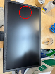ASUS BE229QLB 21,5-Zoll Monitor IPS FHD 1920x1080 DP VGA DVI USB Lautsprecher 5ms schwarz Displaykratzer - Gebraucht