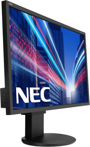 NEC EA244WMi-BK 24-inch Monitor IPS WUXGA 1920x1200 DP HDMI VGA DVI USB Speaker 6ms black Very good - Refurbished