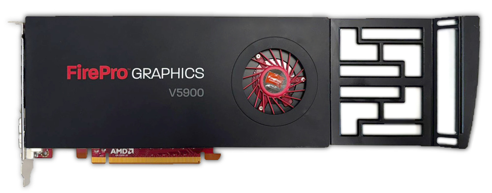 AMD FirePro V5900 Grafikkarte 2GB GDDR5 2x DisplayPort 1x DVI PCIe 2.1 x16