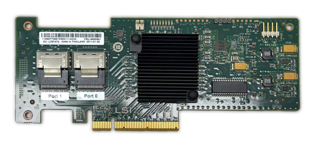 LSI IBM SAS9220-8i 6Gb/s PCIe x8 RAID Controller SAS FRU46M0861 Used