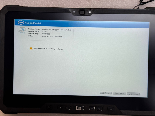 Dell Rugged 7212 Extreme 11,6" Tablet i5-7300U 8GB 256GB SSD FHD FP Touch 4G WCAM WIN10