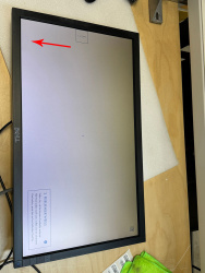 Dell P2311H 23-Zoll Monitor Full HD 1920x1080 5ms VGA DVI USB schwarz ohne Fuß Dsiplayfleck - Gebraucht