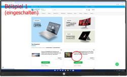 HP Z23n 23-Zoll Monitor IPS FHD 1920x1080 DP HDMI VGA USB 7ms schwarz ohne Fuß Displaykratzer - Gebraucht