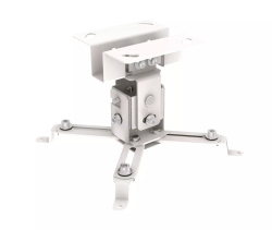 Beamerhalterung Deckenhalter Projektor Beamer Halterung universal bis 20kg weiss