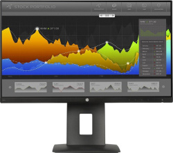 HP Z23n 23-Zoll Monitor IPS FHD 1920x1080 DP HDMI VGA USB 7ms schwarz Displayfleck - Gebraucht