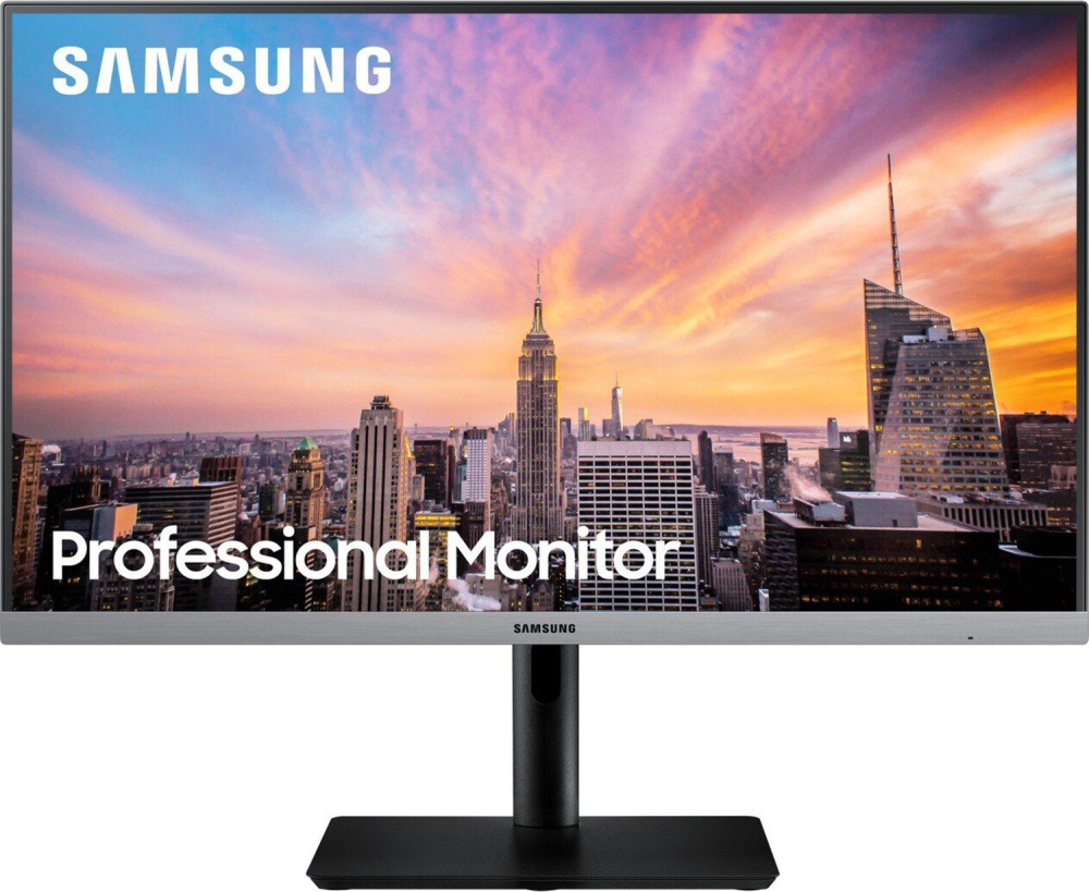 Samsung S24R652FDU 23,8-Zoll Monitor IPS FHD 1920x1080 75Hz DP HDMI VGA USB 5ms schwarz Displaykratzer - Gebraucht