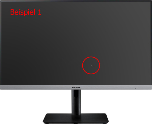 Samsung S24R652FDU 23,8-Zoll Monitor IPS FHD 1920x1080 75Hz DP HDMI VGA USB 5ms schwarz Displaykratzer - Gebraucht