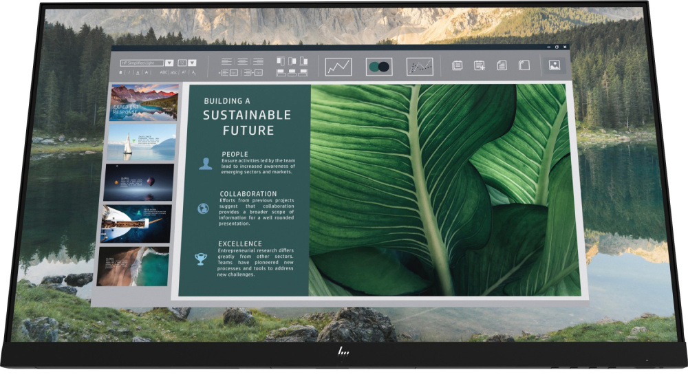 HP E24u G4 23,8-Zoll Monitor IPS FHD 1920x1080 DP HDMI USB-C USB 5ms schwarz ohne Fuß Displaykratzer - Gebraucht