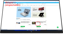 HP E24u G4 23,8-Zoll Monitor IPS FHD 1920x1080 DP HDMI USB-C USB 5ms schwarz ohne Fuß Displaykratzer - Gebraucht