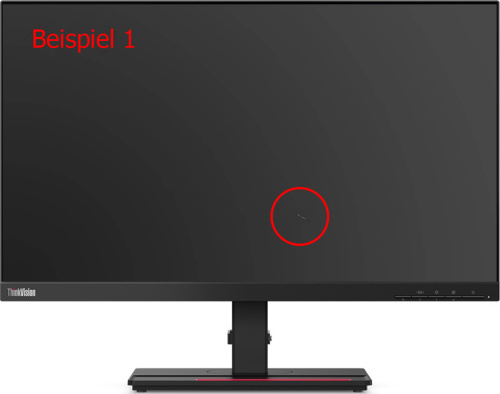 Lenovo ThinkVision P24h-20 23,8-inch Monitor IPS WQHD 2560x1440 DP HDMI USB-C LAN speaker 4ms black Display scratches - Used