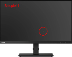 Lenovo ThinkVision P24h-20 23,8-inch Monitor IPS WQHD 2560x1440 DP HDMI USB-C LAN speaker 4ms black Display scratches - Used