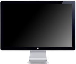 Apple LED Cinema Display A1267 24-inch Monitor IPS WUXGA 1920x1200 Mini-DP USB MagSafe 14ms silver Very good - Refurbished